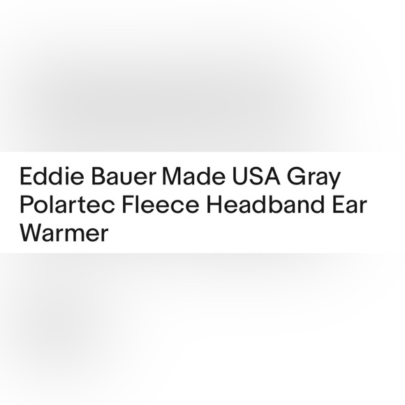 🦋3 For $15🦋 Eddie Bauer Fleece Ear Warmer - Picture 4 of 4